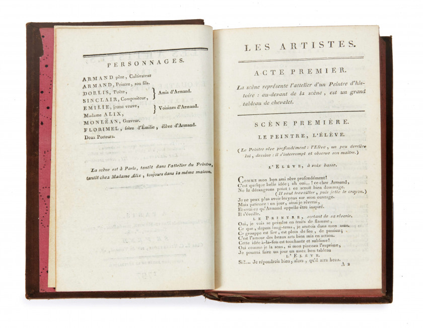 [THÉÂTRE]  Recueil factice de 144 pièces de théâtre françaises, et 34 autres textes (lettres, discours, réflexions).