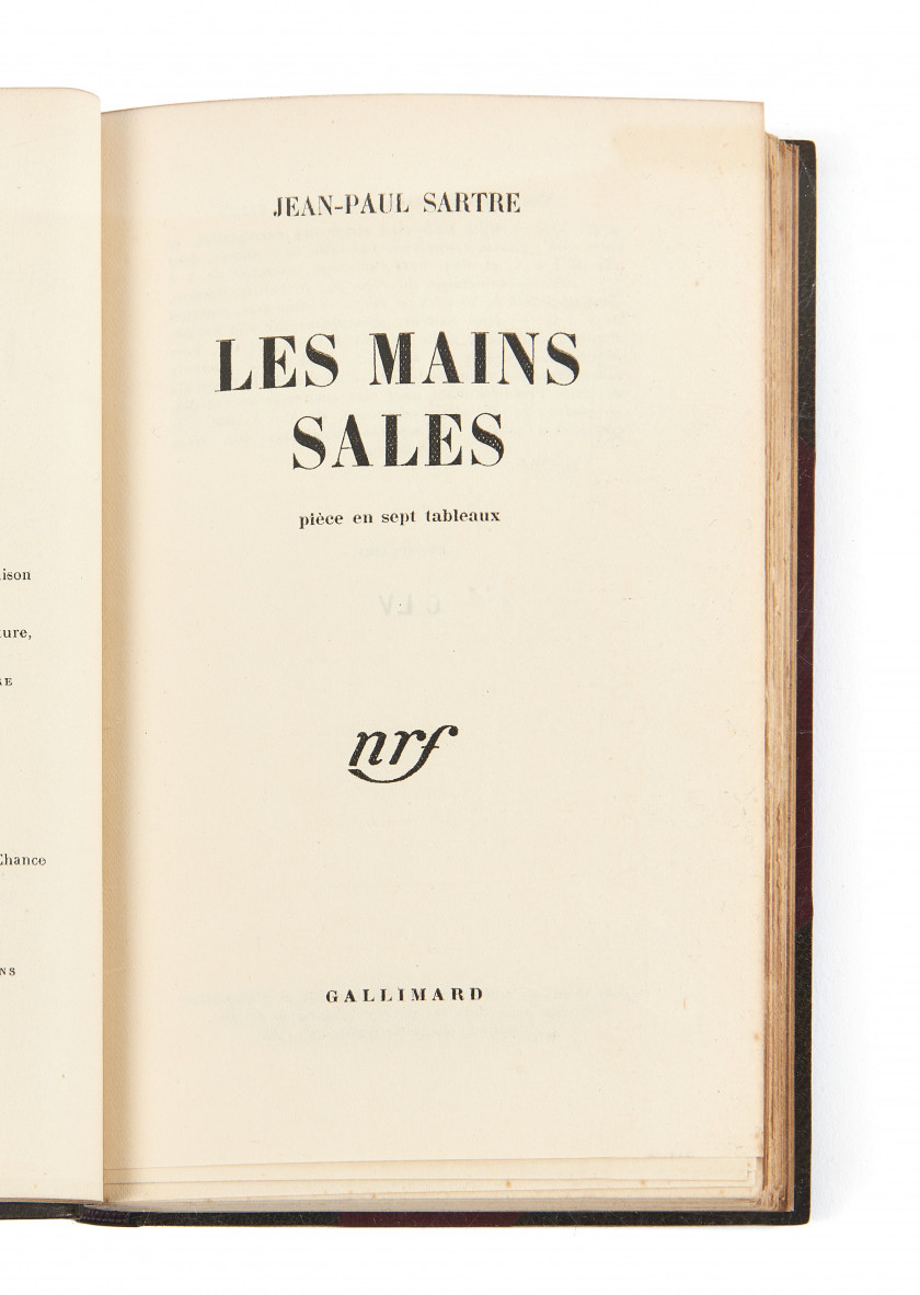 SARTRE (Jean-Paul)  Les Mains sales.