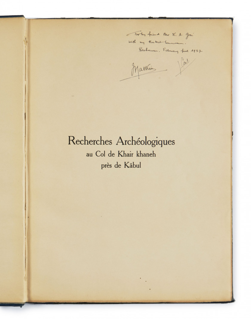 [ARCHÉOLOGIE]  Réunion de 13 volumes des Mémoires de la Délégation archéologique française en Afghanistan.