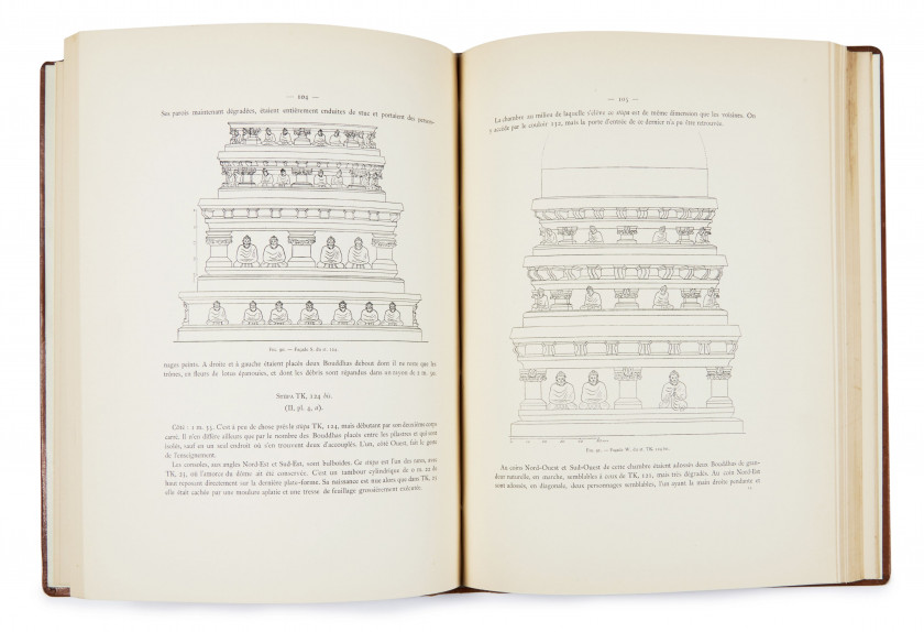 [ARCHÉOLOGIE]  Réunion de 13 volumes des Mémoires de la Délégation archéologique française en Afghanistan.