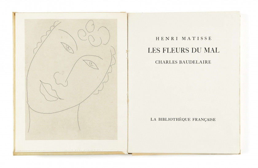 MATISSE.- BAUDELAIRE (Charles)  Les Fleurs du mal.