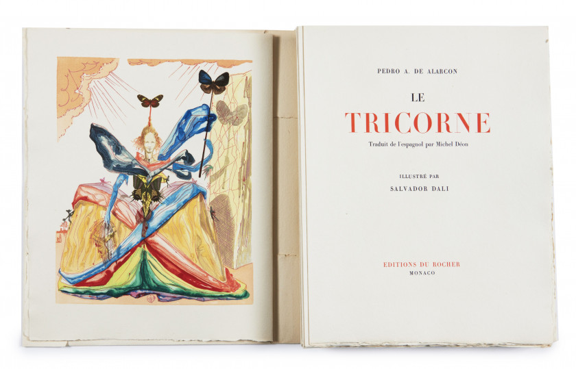 DALI.- ALARCON (Pedro de)  Le Tricorne. Traduit de l'espagnol par Michel Déon. Illustré par Salvador Dalí.