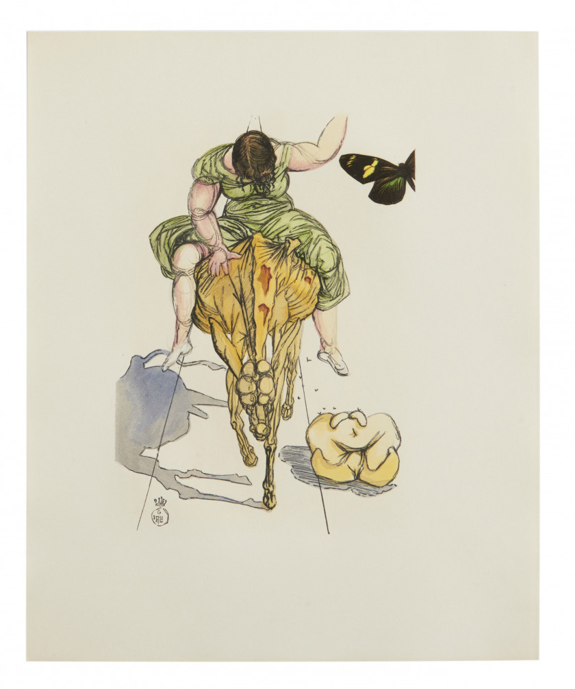 DALI.- ALARCON (Pedro de)  Le Tricorne. Traduit de l'espagnol par Michel Déon. Illustré par Salvador Dalí.