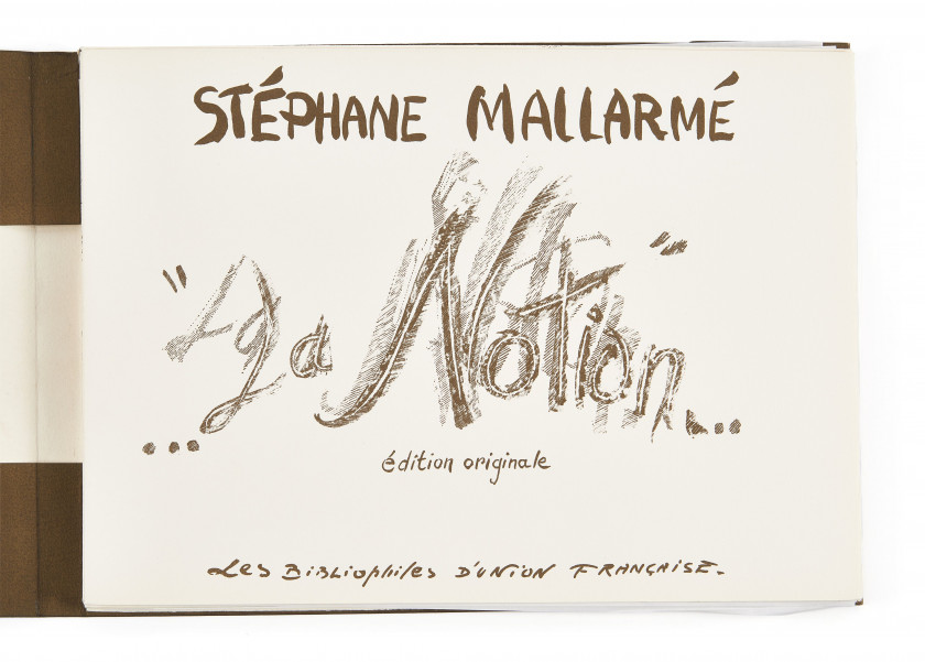 ROUAN.- MALLARMÉ (Stéphane)  Épouser la notion.