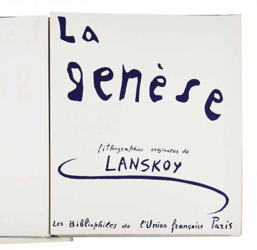 LANSKOY (André)  La Genèse.