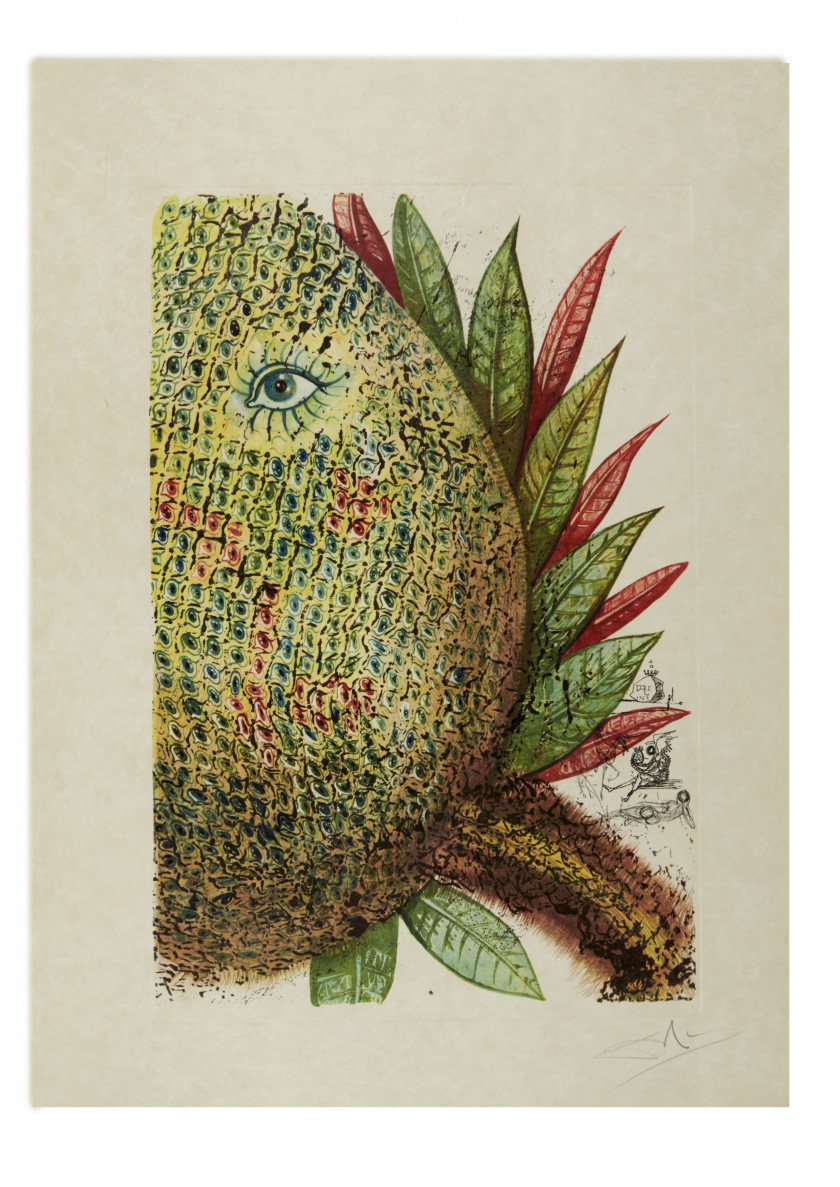DALI, HAJDU, LARDERA.- JOUHANDEAU (Marcel)  Fleurs rêvées.