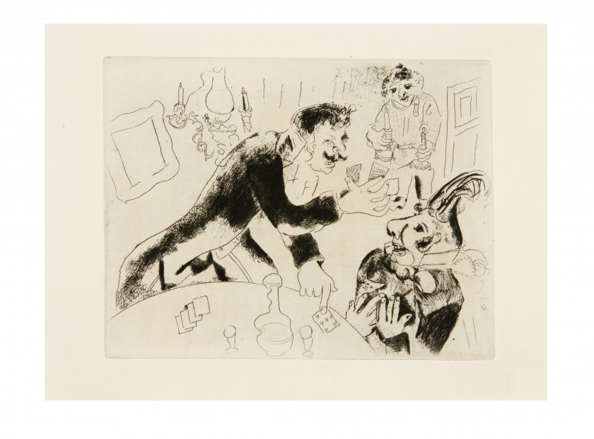 CHAGALL.- GOGOL (Nicolas)  Les Âmes mortes.