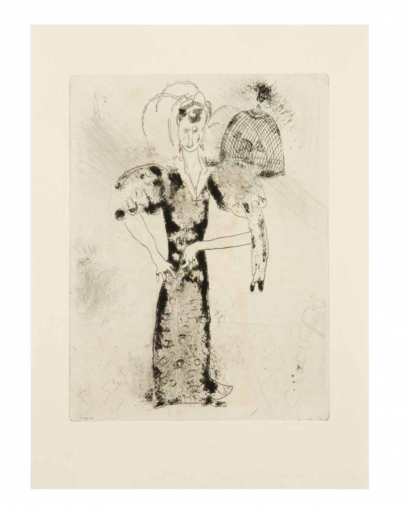 CHAGALL.- GOGOL (Nicolas)  Les Âmes mortes.