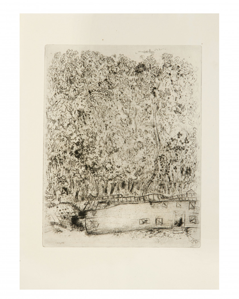 CHAGALL.- GOGOL (Nicolas)  Les Âmes mortes.