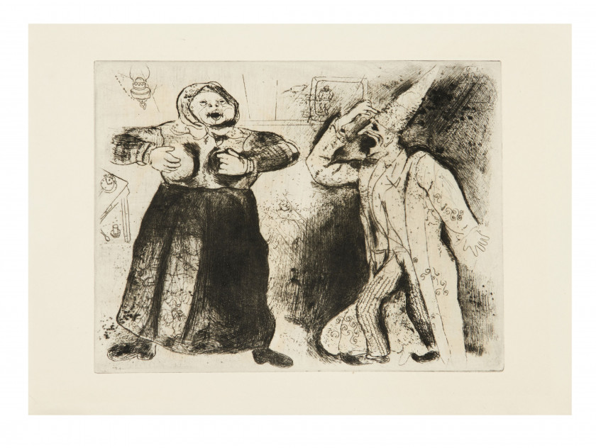 CHAGALL.- GOGOL (Nicolas)  Les Âmes mortes.