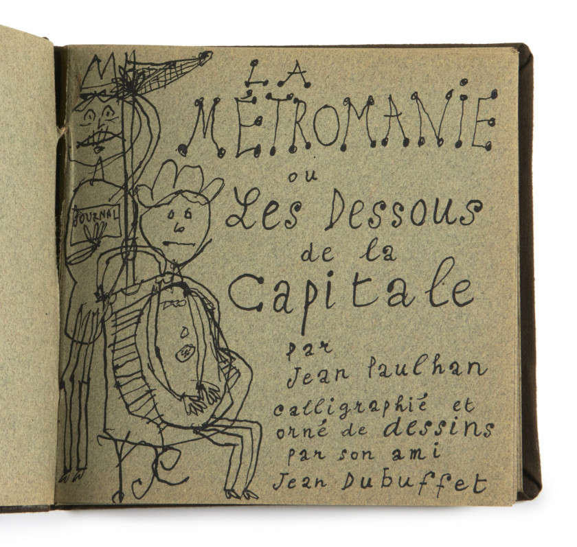 DUBUFFET.- PAULHAN (Jean)  La Métromanie.