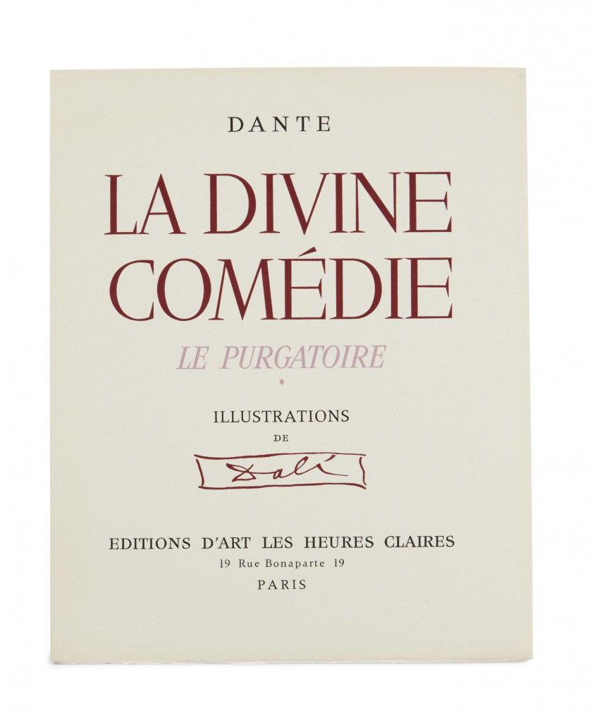 DALI.- DANTE  La Divine Comédie. Enfer. Purgatoire. Paradis.