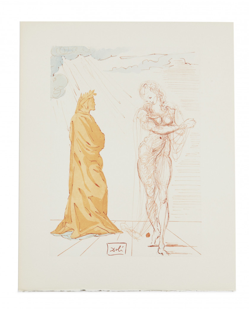 DALI.- DANTE  La Divine Comédie. Enfer. Purgatoire. Paradis.
