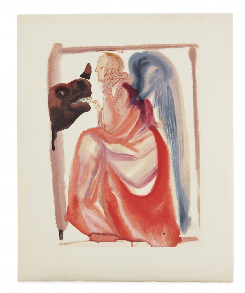 DALI.- DANTE  La Divine Comédie. Enfer. Purgatoire. Paradis.