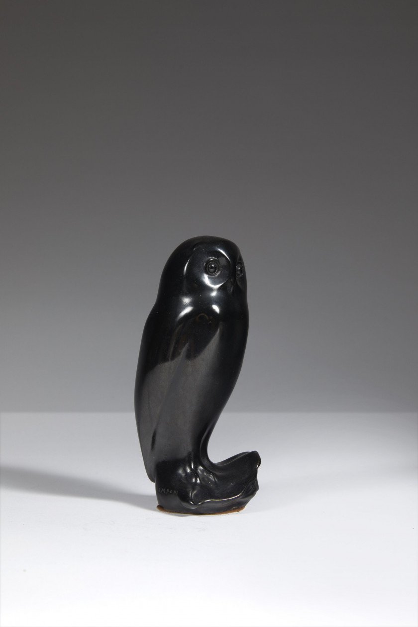 François POMPON 1855- 1933 Chouette - circa 1975