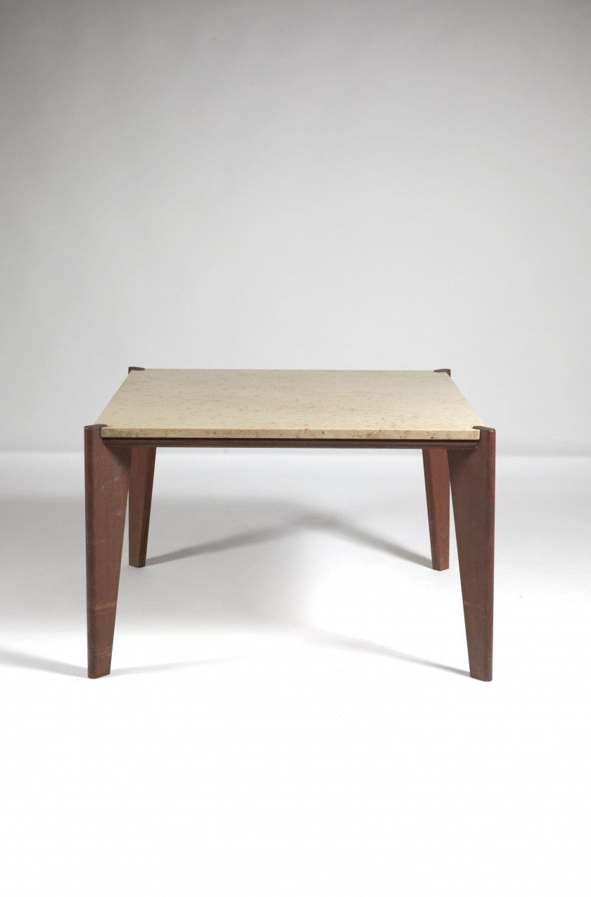 Jean PROUVÉ 1901-1984 Rare table - 1946