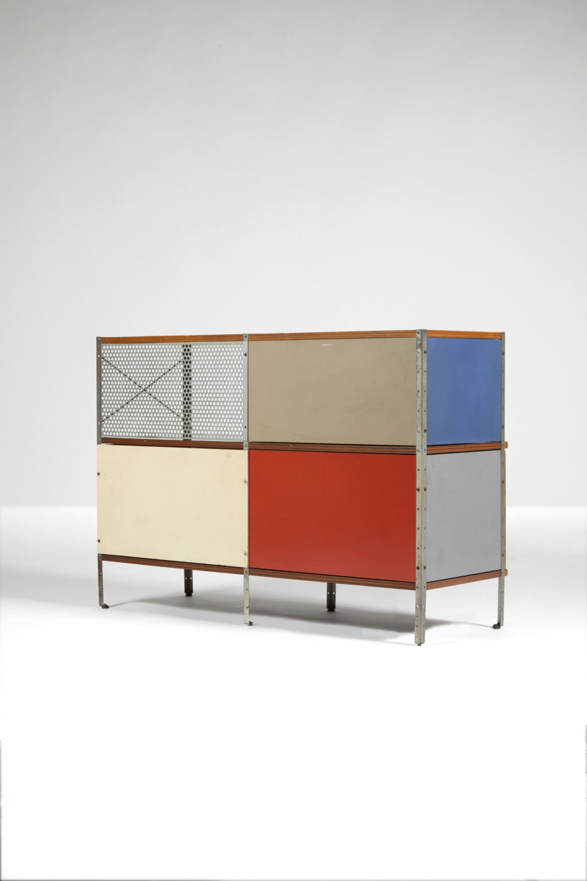 Charles & Ray EAMES 1907-1978 & 1912-1988 Meuble de rangement mod. ESU 220-C - circa 1950