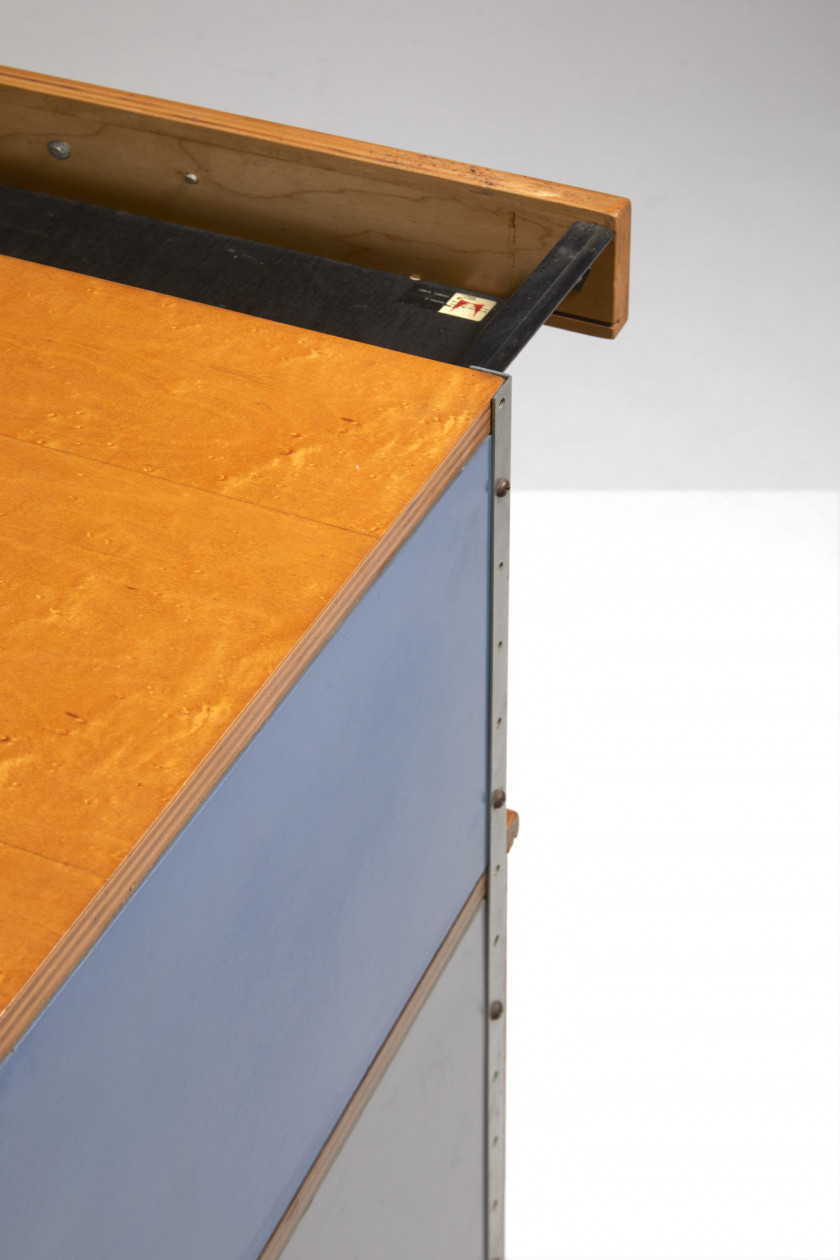 Charles & Ray EAMES 1907-1978 & 1912-1988 Meuble de rangement mod. ESU 220-C - circa 1950