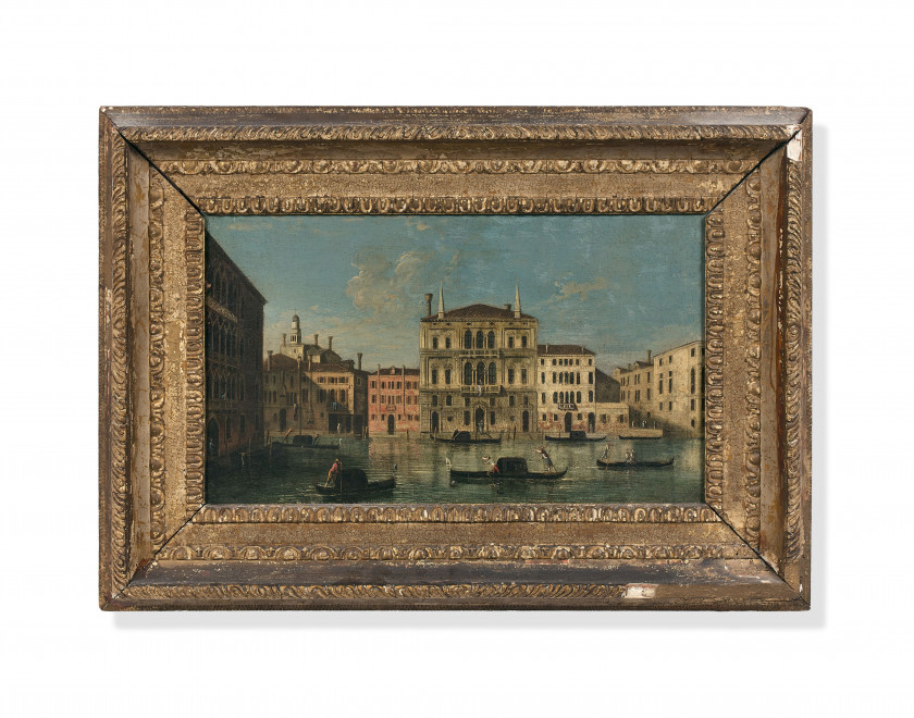 Apollonio DOMENICHINI, anciennement appelé Maître de la fondation Langmatt Venise, 1715 - vers 1770 Le palazzo Balbi et la Ca' Fosca..