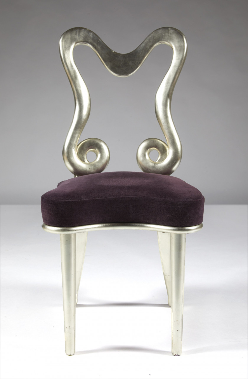 Hubert LE GALL Né en 1961 Suite de huit chaises "Lola" - 2008