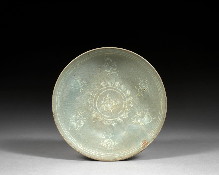 BOL EN GRÈS ÉMAILLÉ CÉLADON, Corée, période Goryeo (918-1392)