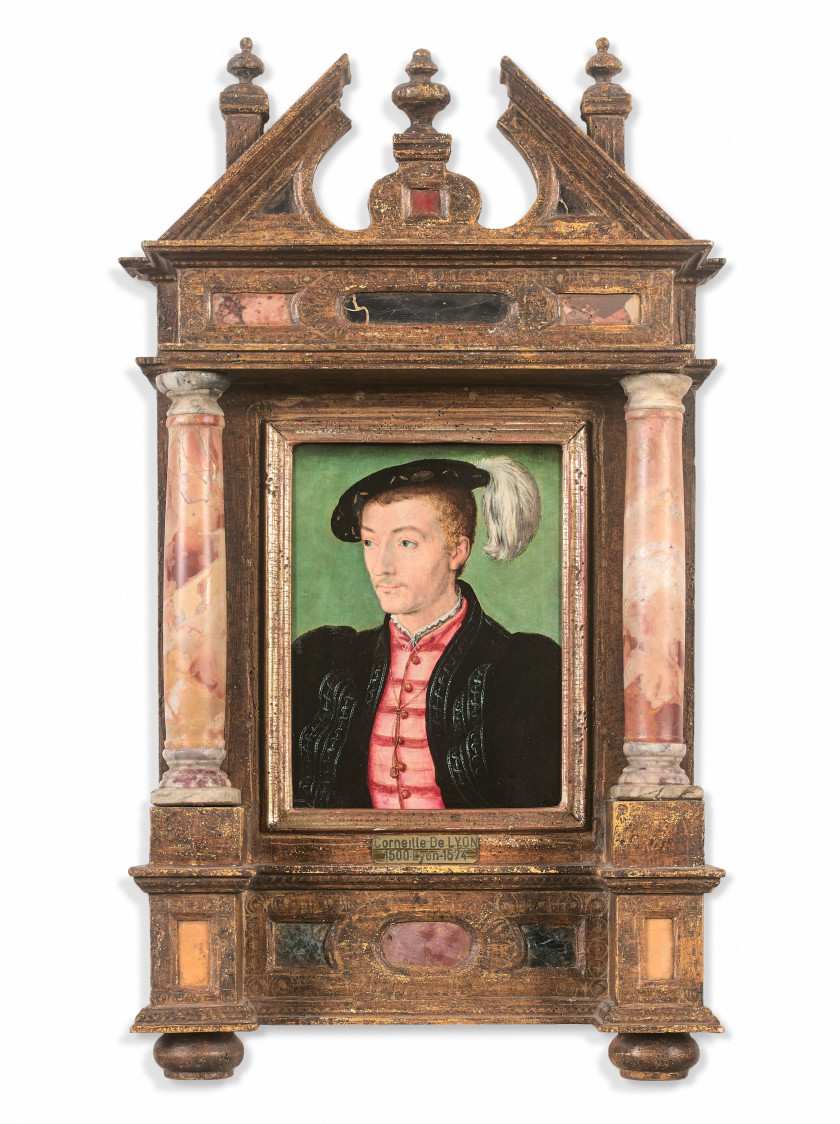 Corneille de LA HAYE, dit Corneille de LYON et atelier La Haye, 1500 - Paris, 1575 Portrait d'Antoine de Bourbon, roi de Navarre (15..
