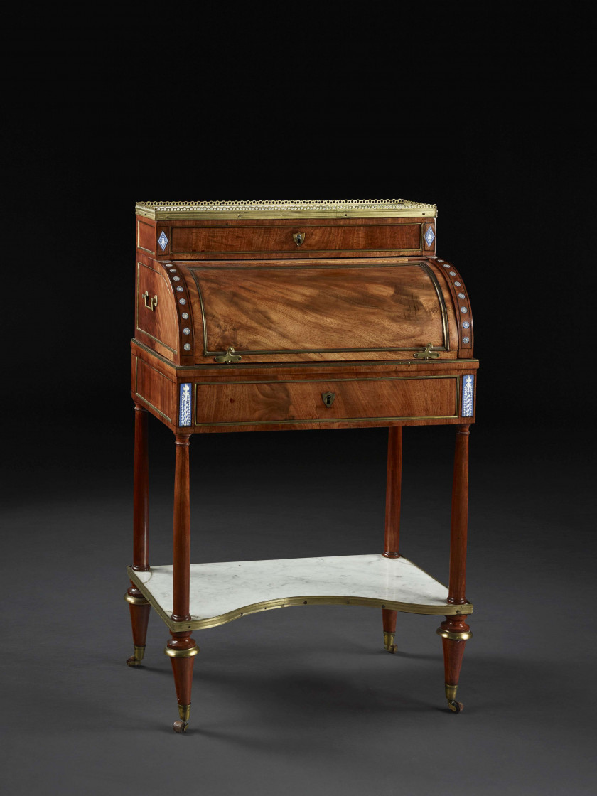 BUREAU À CYLINDRE DE VOYAGE D'ÉPOQUE DIRECTOIRE