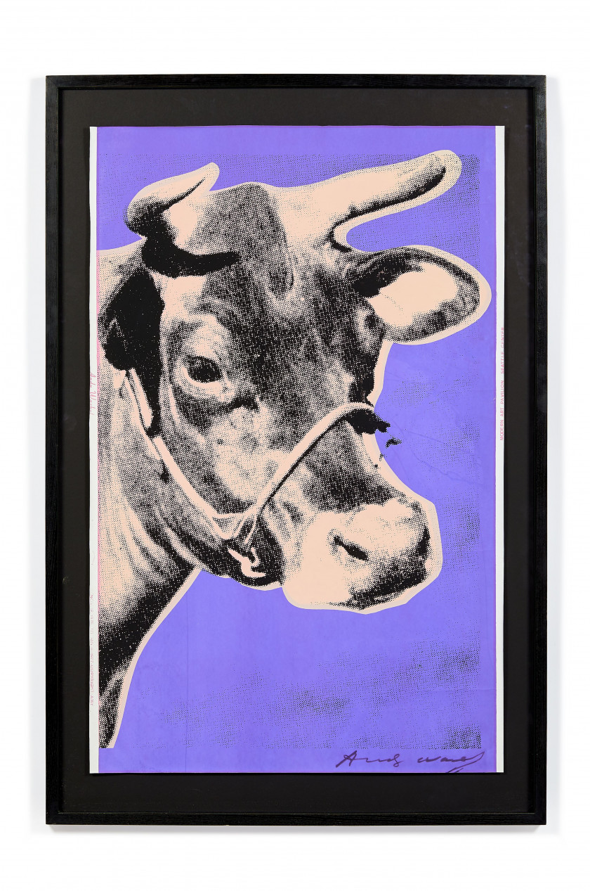 Andy WARHOL (1928 - 1987) Cow - wallpaper - 1979 Sérigraphie en couleurs