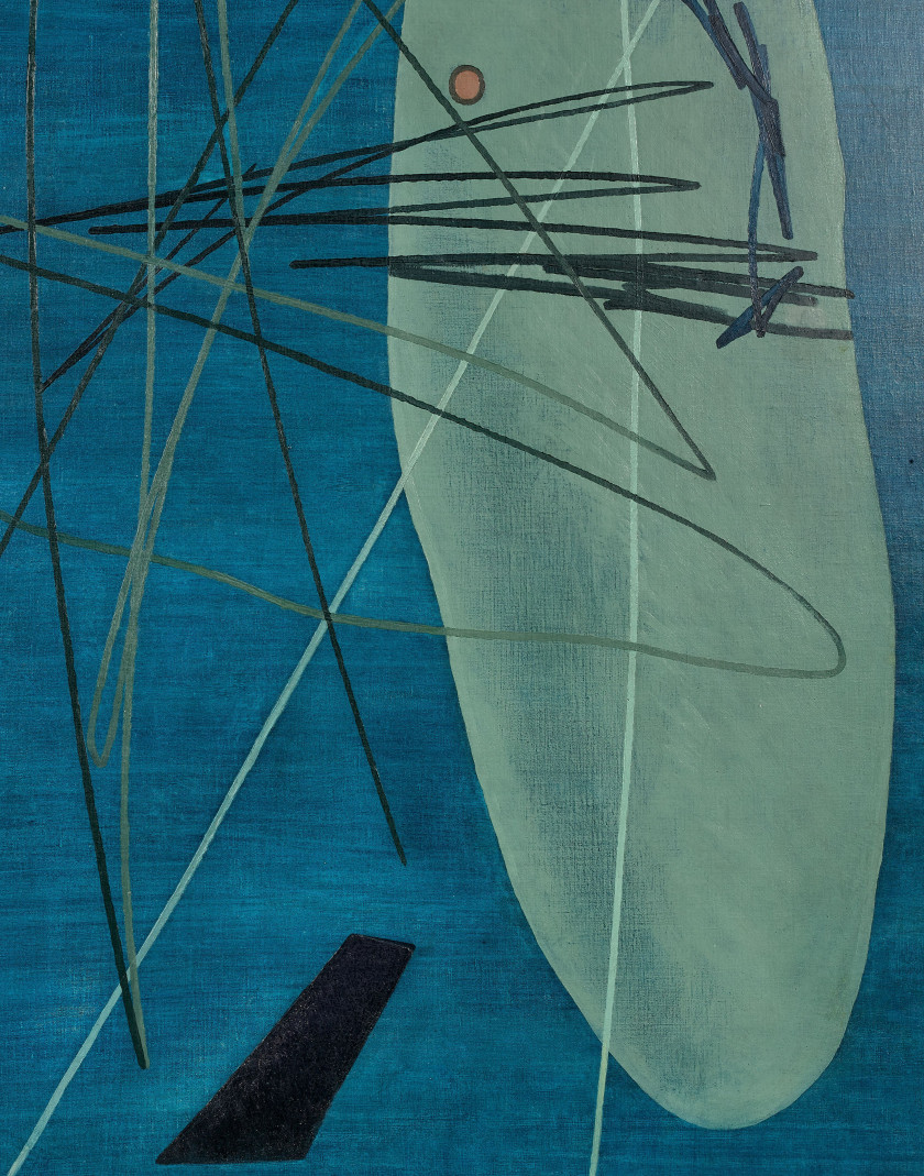 Hans HARTUNG (1904 - 1989) T1934-2 - 1934 Huile sur toile