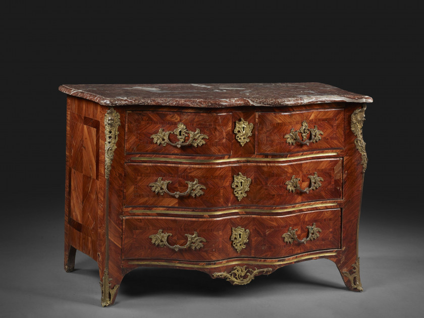 COMMODE D'ÉPOQUE RÉGENCE