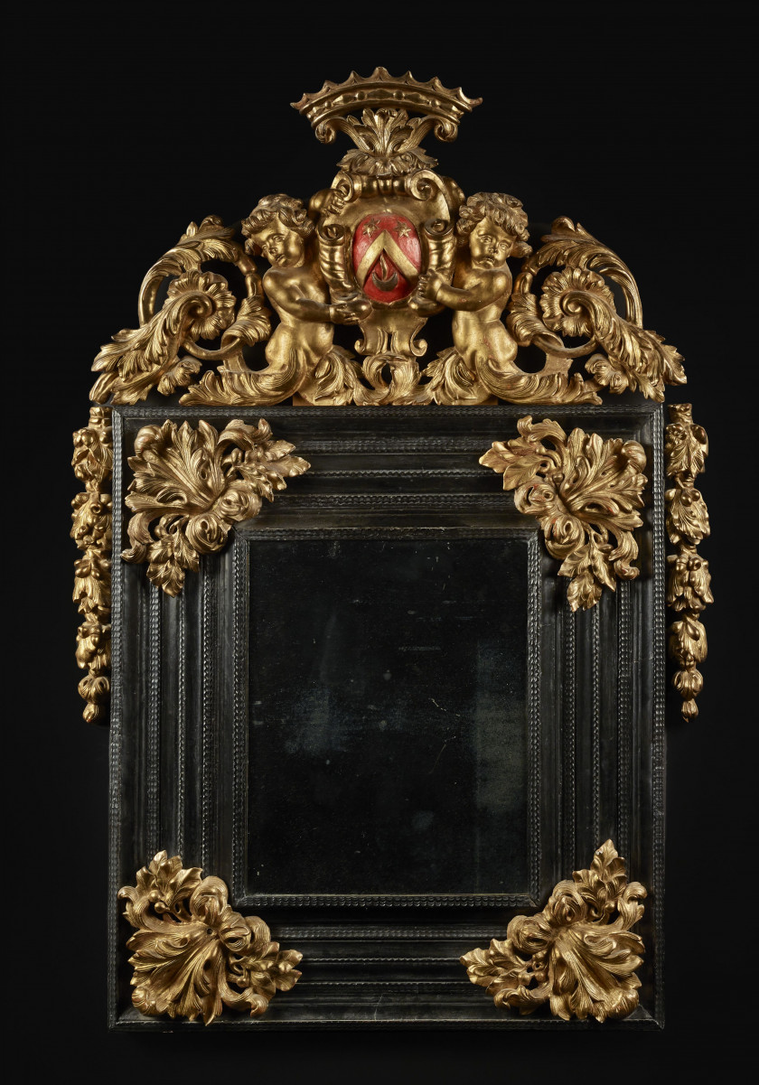 MIROIR D'ÉPOQUE BAROQUE