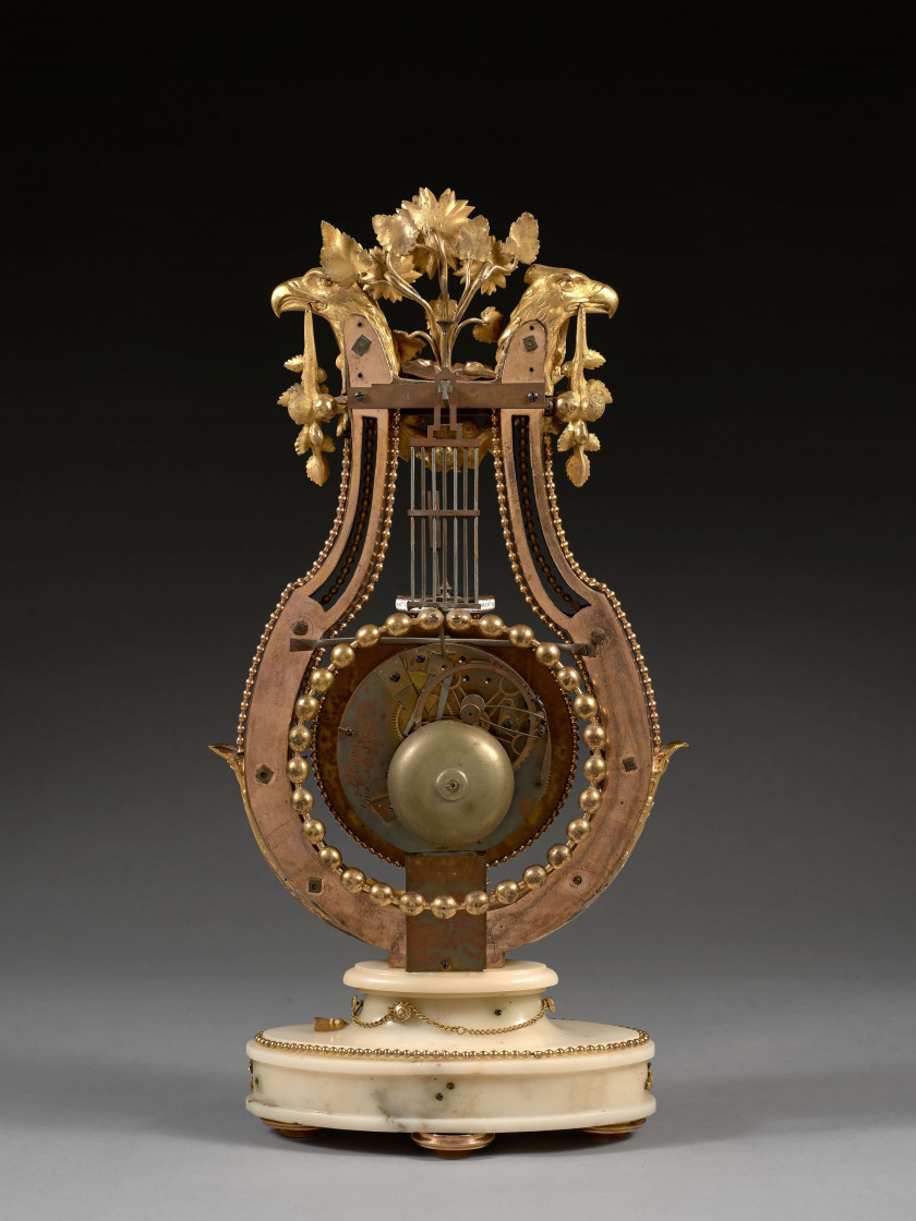 PENDULE SQUELETTE D'ÉPOQUE LOUIS XVI