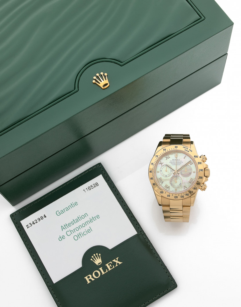 ROLEX  Daytona "Mother of Pearl", réf. 116528, n° Z342984