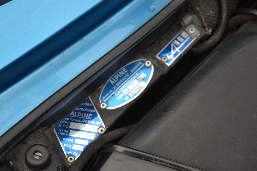 1973 Alpine Renault A110 1600 SC/VD