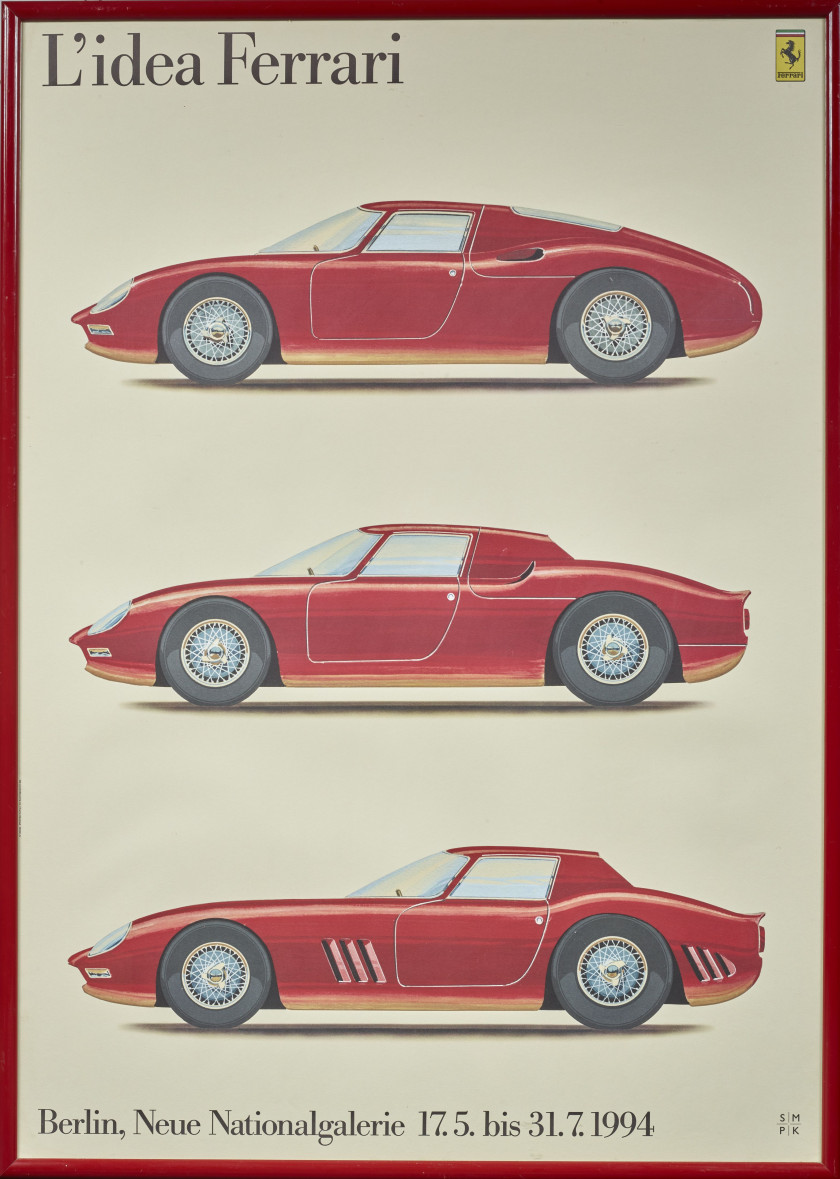 L'IDEA FERRARI  Série de 3 affiches