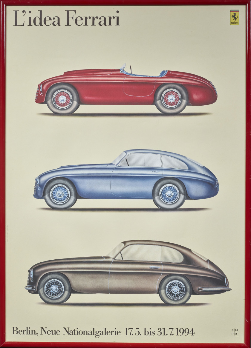 L'IDEA FERRARI  Série de 3 affiches