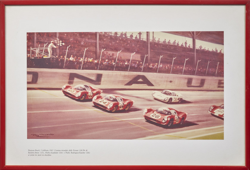 FERRARI  Neuf photographies