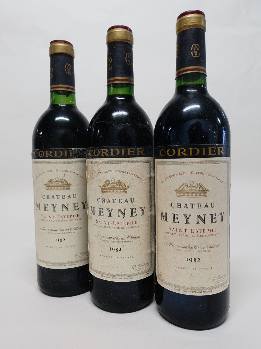 24 bouteilles CHÂTEAU MEYNEY 1982 Saint Estèphe (base goulot