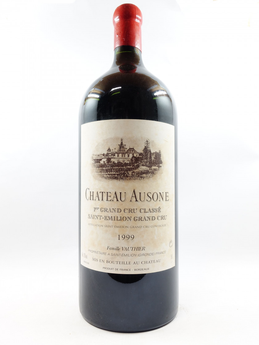 1 impérial CHÂTEAU AUSONE 1999 1er GCC (A) Saint Emilion (6L, étiquette très tachée