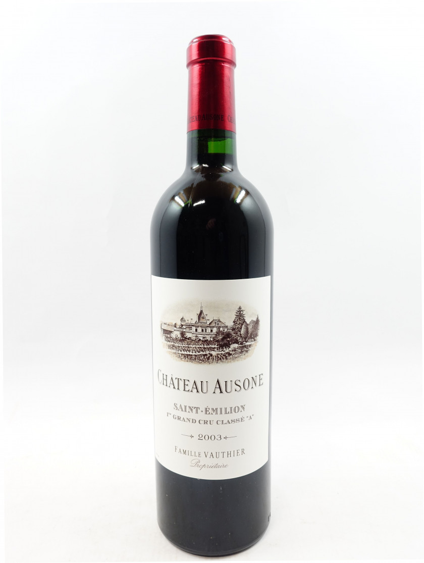 1 bouteille CHÂTEAU AUSONE 2003 1er GCC (A) Saint Emilion