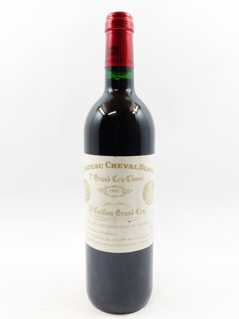 1 bouteille CHÂTEAU CHEVAL BLANC 1995 1er GCC (A) Saint Emilion (étiquette léger abimée