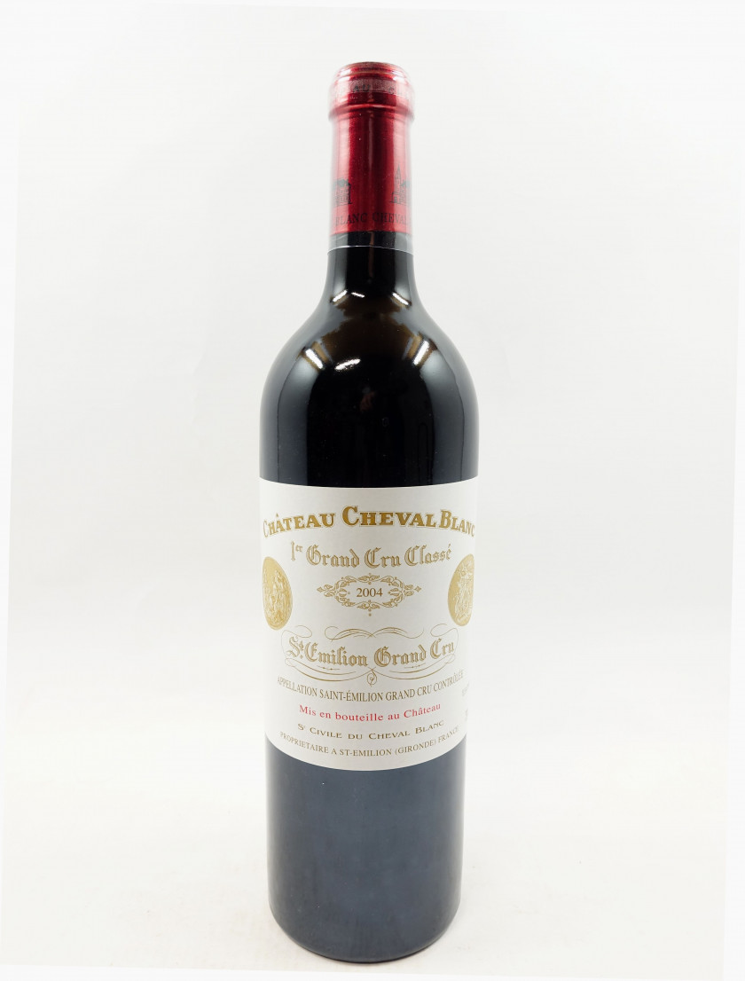 1 bouteille CHÂTEAU CHEVAL BLANC 2004 1er GCC (A) Saint Emilion
