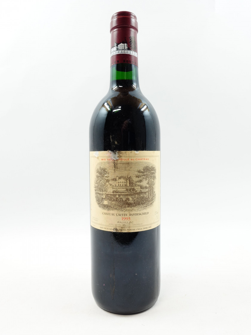1 bouteille CHÂTEAU LAFITE ROTHSCHILD 1993 1er GC Pauillac (étiquette tachée