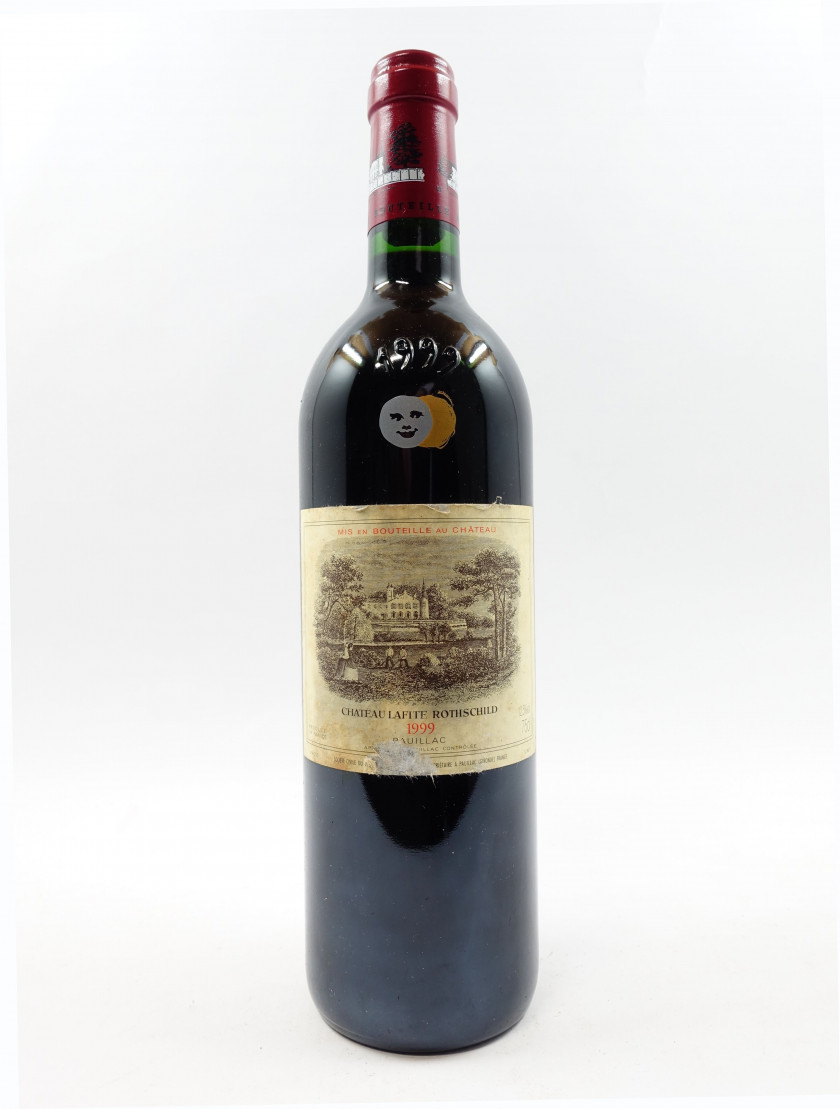 1 bouteille CHÂTEAU LAFITE ROTHSCHILD 1999 1er GC Pauillac (étiquette sale et tachée