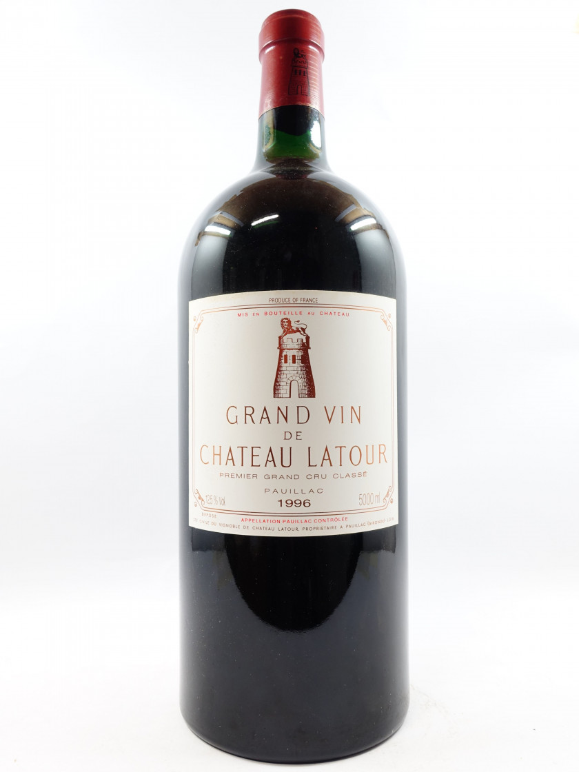 1 jéroboam CHÂTEAU LATOUR 1996 1er GC Pauillac (5L, base goulot