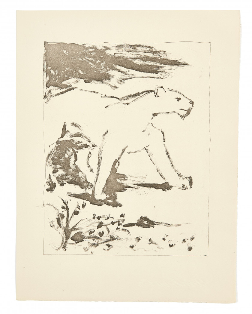 BUFFON (Georges-Louis, comte de) et PICASSO (Pablo)  Eaux fortes originales pour des textes de Buffon.
