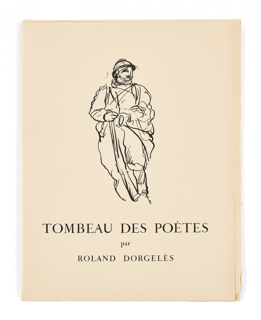 DORGELÈS (Roland)  Tombeau des poètes 1914-1918.