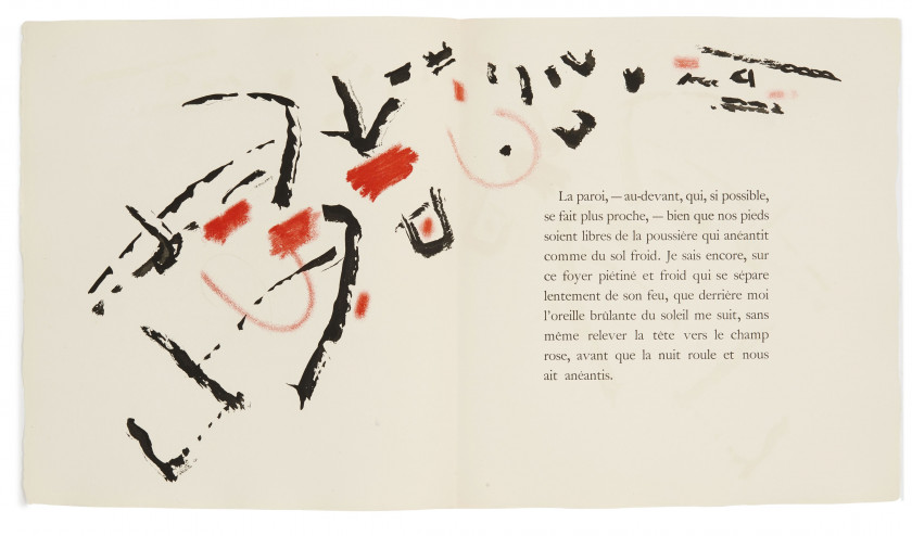 DU BOUCHET (André)  Sur le pas.