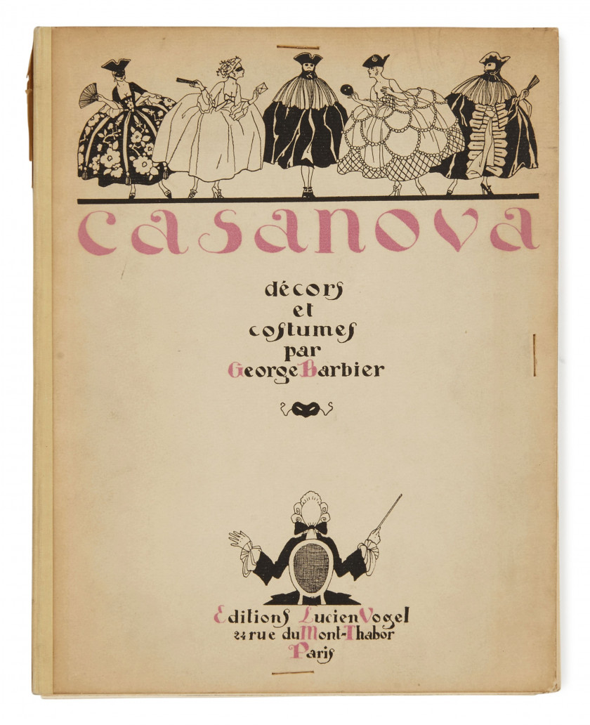 BARBIER (George)  Panorama dramatique, Casanova. Décors et costumes.