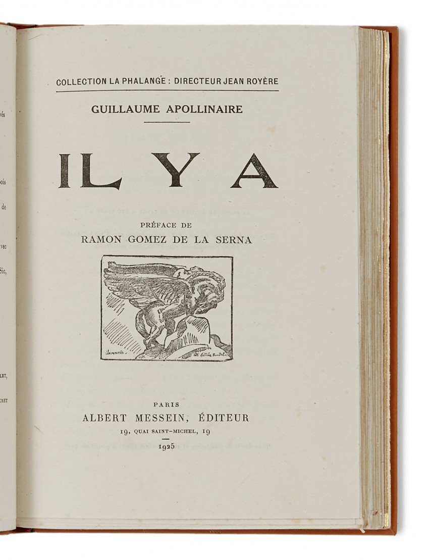 APOLLINAIRE (Guillaume)  Il y a.